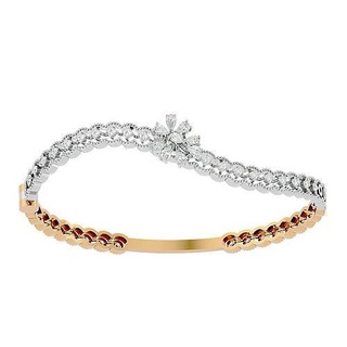 bracelet - 040 sterling jewelry bracelets wedding engagement jewellery jewel printable gold platinum bangle luxury shining silver diamond 3d print model - Mito3D