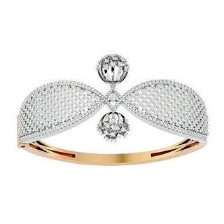 Armband 046 Sterling Schmuck Armbänder Hochzeit Engagement Juwel druckbar Gold Platin Armreif Luxus leuchtenden Silber Diamant 3d print model - Mito3D
