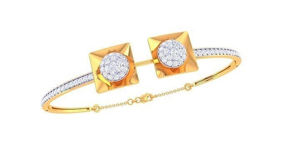 bracelet - 15 gold jewelry jewel sterling printable silver wedding shining engagement jewellery platinum brilliant diamond gem luxury bracelets 3d print model - Mito3D