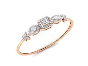 bracelet 22 or bijoux bijou sterling imprimable argent mariage brillant engagement platine diamant gemme luxe bracelets 3d print model - Mito3D