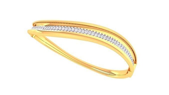 bracelet - 33 gold jewelry jewel sterling printable silver wedding shining engagement jewellery platinum brilliant diamond gem luxury bracelets 3d print model - Mito3D