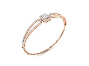 bracelet 49 or bijoux bijou sterling imprimable argent mariage brillant engagement platine diamant gemme luxe bracelets 3d print model - Mito3D