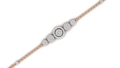 bracelet 51 or bijoux bijou sterling imprimable argent mariage brillant engagement platine diamant gemme luxe bracelets 3d print model - Mito3D