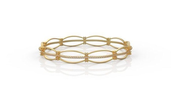 bracelet 054 bracelets gold jewellry wristband wriststrap wristlet printable bangle silver jewelry 3d print model - Mito3D