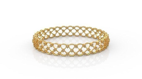 bracelet 055 bracelets gold jewellry wristband wriststrap wristlet printable bangle silver jewelry 3d print model - Mito3D