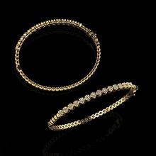 braccialetto 06 gioielleria lusso elegante squillare gemma oro argento nozze diamante orecchino collane pendente rinoceronte accessorio bellezza moda design cad gioiello braccialetti 3d print model - Mito3D