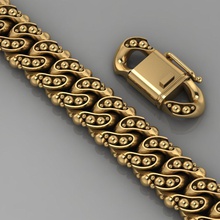 120 bilezik takı Gümüş yazdırılabilir altın kolye 3d print model - Mito3D