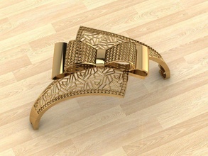 braccialetto 21 oro gemma Fidanzamento sterlina nozze gioielleria gioiello squillare moda bellezza argento stampabile brillante diamante zaffiro orecchino braccialetti 3d print model - Mito3D