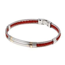 bracelet acier cg33 hacher bijoux argent or diamant mode engagem mariage imprimable l'amour homme bracelets 3d print model - Mito3D
