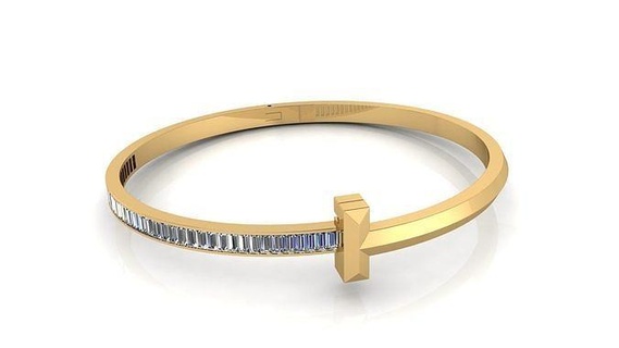 pulseira b20012 cafajeste pingente fechadura miami joalheria ouro prata anel colar platina Casamento jóia diamante safira gema imprimível moda beleza esterlina pulseiras 3d print model - Mito3D
