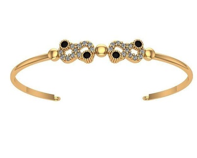 braccialetto b682 squillare anelli diamante oro solitario argento pendente ciondoli gioielleria Fidanzamento collana braccialetti 3d print model - Mito3D