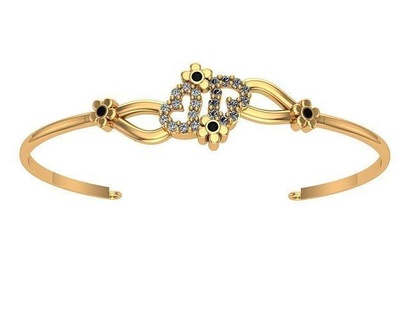 bracelet b740 ring rings diamond gold solitaire silver pendant pendants jewelry engagement necklace bracelets 3d print model - Mito3D