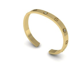 bracelet br3 bijoux le d'impression 3dprinted imprimable de la conception joyau or mode printabl l'impression prototypage d'argent motard les bracelets 3d print model - Mito3D