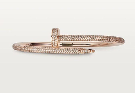 braccialetto cartier giusto clou gioielleria oro collana gemma diamante braccialetti squillare argento lusso platino orecchino moda chiodo 3d print model - Mito3D