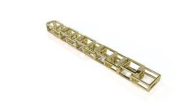 pulsera cadena modelo 02 oro joyería joya regalo diamante anillo rolex plata moda belleza reloj vestir esposas 3d print model - Mito3D