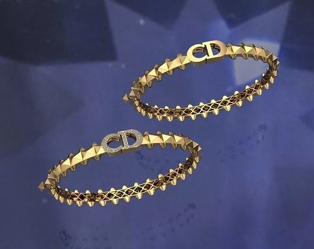 bracelet choc cd livre conception bracelets élégant bijoux Matériel luxe or mode vis mariage l'amour modèles 3D print model - Mito3D
