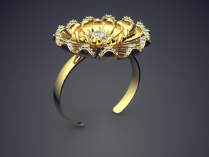 bracelet diamonds 2579 jewelry gold jewel jewellery ring rings wedding engagement diamond brilliant cad gem platinum printable silver detail design bracelets 3d print model - Mito3D