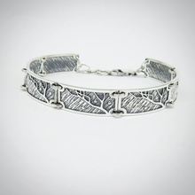 bracciale elemento sb2 gioielli moda braccialetto argento stampabile bracciali 3d print model - Mito3D