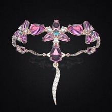 bracelet fusion flowers jewelry jewelery jewellery diamond gem gemstone jewel gold silver bracelets 3d 3djewel jewelery3d 3d print model - Mito3D