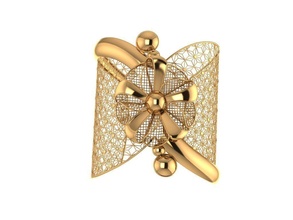 braccialetto gioielleria oro turco 07 diamante gioiello nozze fidanzamento moda squillare cad collana pendente bellezza engagement braccialetti 3d print model - Mito3D