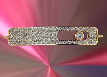 bracelet messika conception élégant bijoux luxe or mode vis Nouveau mariage l'amour modèles bague bracelets 3d print model - Mito3D