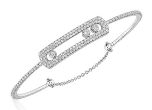 bracelet missika jewelry gold silver printable gem shining diamond ring brilliant business chain earring brillant ruby diamant messika fashion bracelets 3d print model - Mito3D