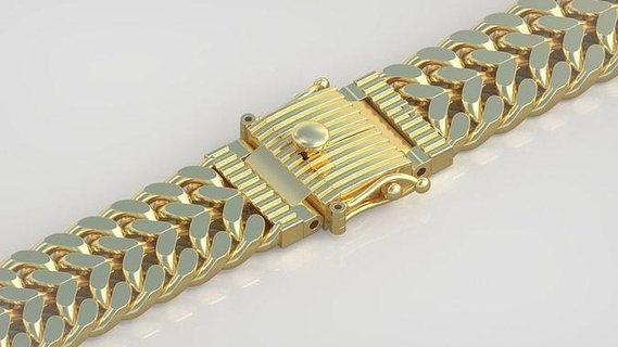 bracelet modèle 3d imprimable 0029 17 bijoux bijou pendentif pendentifs luxe anneaux bague boucle d'oreille boucles d'oreilles Collier mariage diamant or platine argent bracelets 3d print model - Mito3D