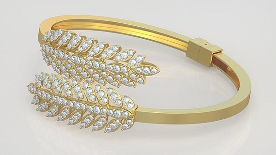 pulsera modelo 3d imprimible 0042 10 joyería joya colgante pendiente colgantes lujo anillos anillo arete pendientes collar Boda diamante oro platino plata cadenas brazaletes 3d print model - Mito3D