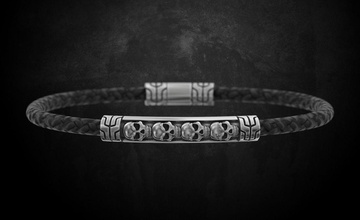 bracelet crânes sous la peau de serrure 157 bijoux 3dprinted conception mode or joyau d'impression printabl imprimable l'impression le prototypage d'argent des verrouillage les bracelets 3d print model - Mito3D