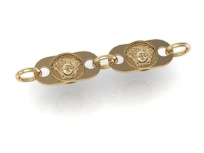 pulsera Versace joyería joya hembra Moda exclusivo canalla gemas oro plata collares imprimible esposas 3d print model - Mito3D