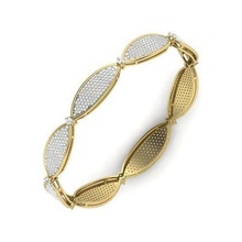 bracelet femmes bijoux chaîne or imprimable gemme argent brillant luxe fermer clé diamant sterling lien bracelets Miami cubain bague boucle d'oreille 3d print model - Mito3D