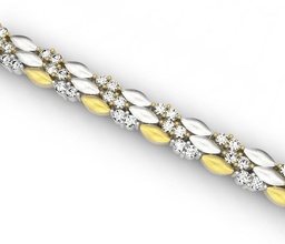 bracelete gems gold silver jewel jewellery gem brilliant jewelry chain necklace link shining bracelets 3d print model - Mito3D