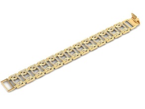 bracelets 1349 jewelry fashion accessories gold diamond man men woman women unisex design fengshui flower ring 3d print model - Mito3D