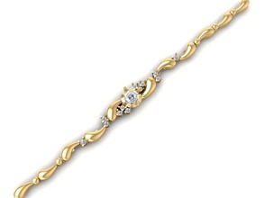 pulseiras 1358 joalheria moda acessórios ouro diamante homem homens mulher mulheres unissex Projeto feng shui 3d print model - Mito3D