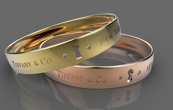 bracelets copy tiffany co 174 b gold 3d jewelery jewelry jewel 3d print model - Mito3D