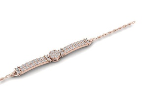 bracelets femmes 1342 bijoux mode accessoires or diamant homme Hommes femme unisexe conception feng shui fleur 3d print model - Mito3D