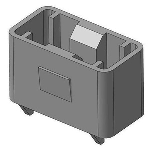 Halterung 23x12x17 3d Modell fdm Drucken Hobby DIY mechanisch Teile 3d print model - Mito3D