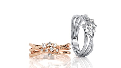 intrecciato anello fasion r f 0005 gioielli brillante ciondolo usa il canada europa di fidanzamento matrimonio 14k design moda argento oro gioiello curve orecchino anelli 3d print model - Mito3D
