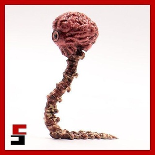 brain monster miniature figurine static 3d model print brains stl head monsters anatomy art sculptures 3d print model - Mito3D