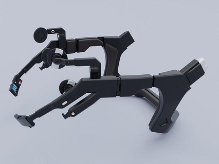 beyin dansı çelenk siberpunk 2077 distopya başlık destek video oyun Sanat taramalar kopyalar 3d print model - Mito3D