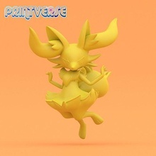 braixen Pokemon figura anime nintendo Pikachu pokeball gioco carattere manga video cenere Giochi giocattoli 3d print model - Mito3D