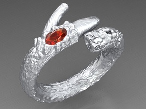 branch ring2 jewelry silver gold sterling engagement jewellery jewel stone fashion beauty platinum art rings 3d print model - Mito3D