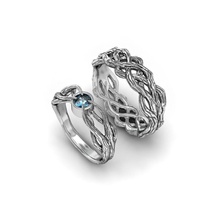branch jewelry gem gold silver brilliant brutal metall ring diamond platinum rings 3d print model - Mito3D