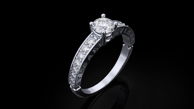 marca anello r 0078 gioielli brillante ciondolo usa il canada europa di fidanzamento 14k design moda argento oro gioiello curve orecchino brand bulgari anelli 3d print model - Mito3D