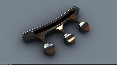 brass knuckles art fight boom picker tuba other 3d print model - Mito3D