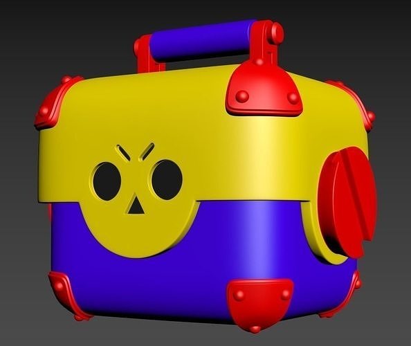 pelearse mega caja brawlstars 3dprintig coleccionables juego azar brawlmegabox réplica funcional juguete juegos juguetes 3D print model - Mito3D