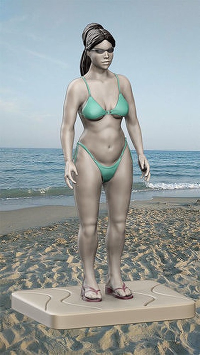 brazilian in bikini susy woman biniki female girl fashion beauty body clothing 3d print model - Mito3D