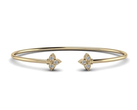 brecelet 16 flexible head jewelry platinum gold shining precious luxury accessory fashion gem elegant bracelets 3d print model - Mito3D