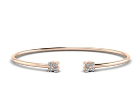brecelet 8 flexible head jewelry accessory platinum shining gold engagement fashion precious luxury gem silver printable brilliant diamond ring bracelets 3d print model - Mito3D