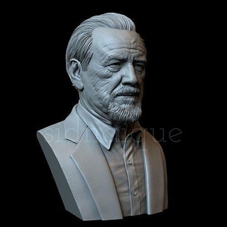 Brian cox Logan Roy halefiyet büst benzerlik şekil vermek heykel Sanat Vesika aktör Sidnaique gerçekçi detaylı yüksek reçine fdm heykeller 3d print model - Mito3D